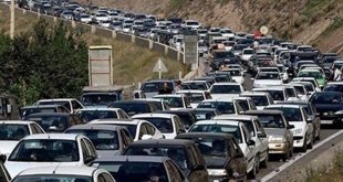 ترافیک در چالوس و هراز سنگین است