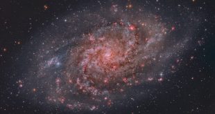 تصویر روز ناسا: ابرهای هیدروژنی M33