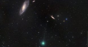 تصویر روز ناسا: کهکشان‌ها و دنباله‌دار