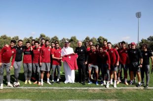 عکس| مهمان ویژه کی‌روش قبل از تقابل با ایران