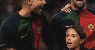 عکس‌| احساسات خاص رونالدو برای سرود ملی پرتغال