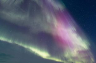 تصویر روز ناسا: نورهای شبانه در «ققرتاق»