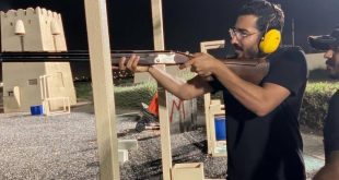 عکس‌| مهاجم تیم ملی دست به اسلحه شد!