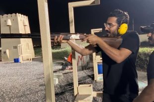 عکس‌| مهاجم تیم ملی دست به اسلحه شد!