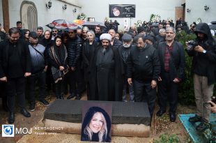 تشییع پیکر بیتا فرهی