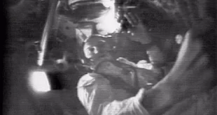 اولین پخش تلویزیونی از فضاپیمای سرنشین‌دار