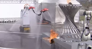 این ربات «اژدهای پرنده» می‌تواند آتش را از دور خاموش کند [تماشا کنید]