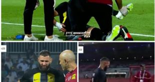 بنزما پیش از بازی با سپاهان مصدوم شد