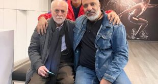 عکس| اسطوره پرسپولیس در کنار بازیگر دو آتشه استقلالی