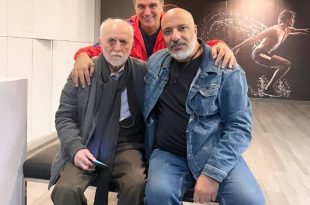 عکس| اسطوره پرسپولیس در کنار بازیگر دو آتشه استقلالی