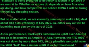 کارت های گرافیک RTX 50 انویدیا احتمالاً اواخر سال آینده عرضه می‌شود