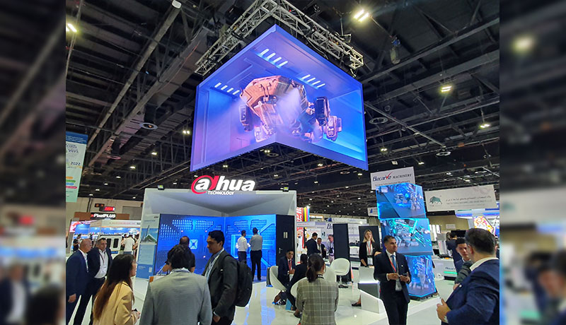 وجود انواع دوربین داهوا در نمایشگاه Intersec 2024