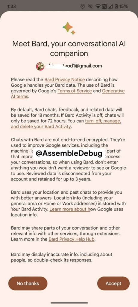 1705797363 513 گوگل انگارً هوش مصنوعی بارد را به Google Messages می‌آورد