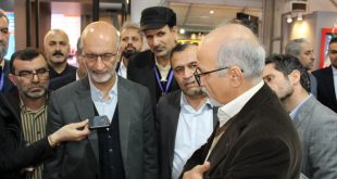 بازدید رئیس هیات عامل ایمیدرو از غرفه ذوب‌آهن اصفهان