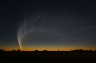 رصد دنباله‌دار مک‌نات از زمین