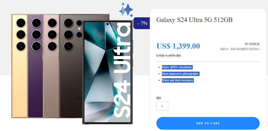 سامسونگ ساعاتی قبل از رونمایی رسمی، مشخصات گلکسی S24 را