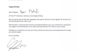 عکس| تبریک ویژه اینفانتینو به مهدی تاج