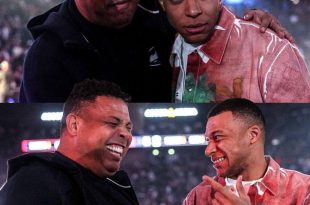 عکس‌| خنده‌های امباپه در ملاقات با مریخی در پاریس