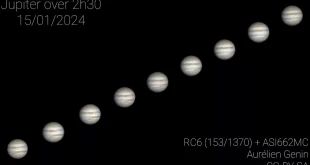 مشتری در 2 ساعت و 30 دقیقه