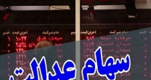 برای دریافت سود سهام عدالت متوفیان فقط تا ۱۰ اسفند فرصت دارید