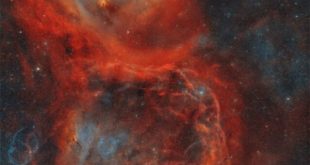 تصویر روز ناسا: میدان عمیق سحابی گل‌سرخ