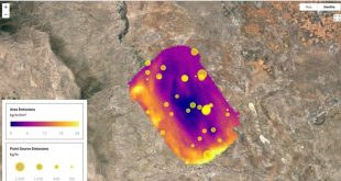 گوگل با هوش مصنوعی خود به تولید نقشه ماهواره‌ای نشت متان کمک می‌کند