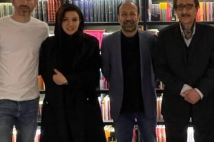 عکس| اصغر فرهادی مهمان ستاره استقلالی و همسرش