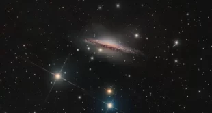 تصویر روز ناسا: پرتره NGC 1055