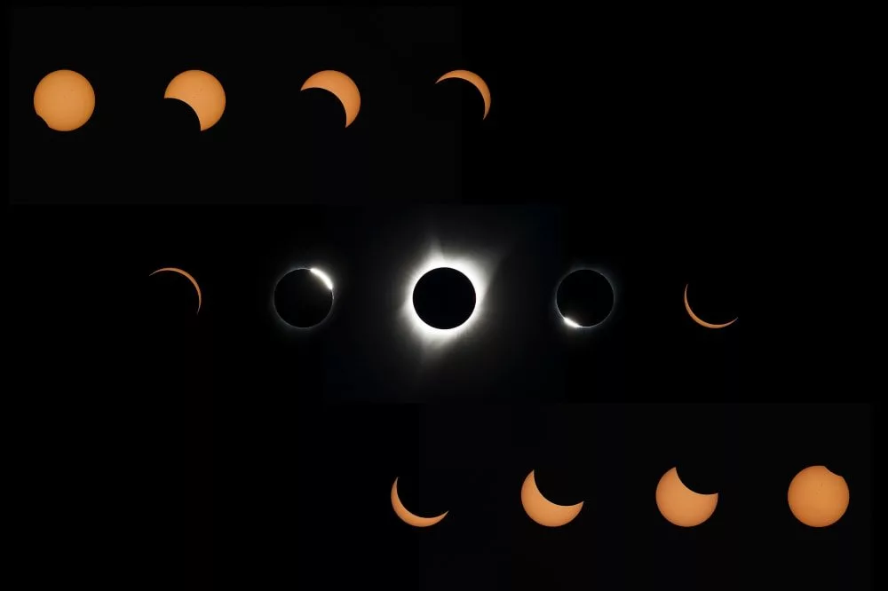 1712640965 942 دلنشین‌ترین تصاویر خورشیدگرفتگی کامل آمریکا عکس و ویدیو دلچسب.webp