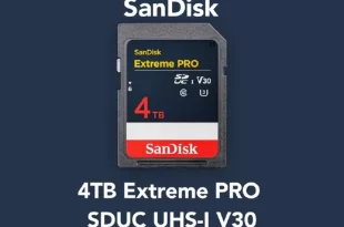 سن دیسک از اولین کارت حافظه SD چهار ترابایتی جهان رونمایی کرد