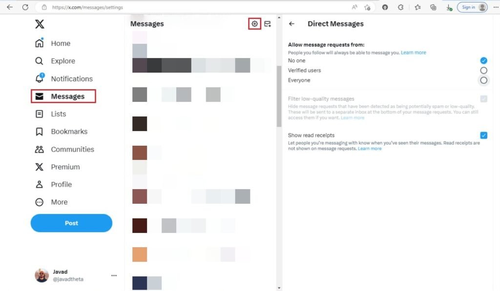 دایرکت ایکس کجاست؟ | آموزش کامل ارسال مطلب خصوصی در ایکس_دلچسب 41 1716587153 549 دایرکت ایکس کجاست؟ آموزش کامل ارسال مطلب خصوصی در
