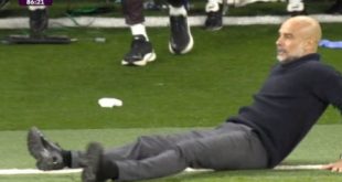 گواردیولا تا مرز سکته پیش رفت + فیلم