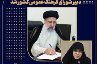 دبیر شورای فرهنگ عمومی کشور به عاطفه خادمی رسید