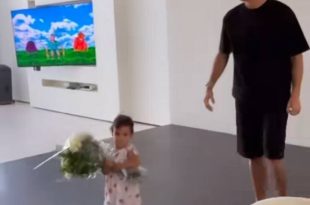 عکس| سورپرایز رونالدو برای جورجینا در روز مادر