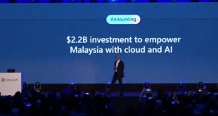 مایکروسافت 2.2 میلیارد دلار در مالزی سرمایه‌گذاری می‌کند