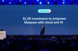 مایکروسافت 2.2 میلیارد دلار در مالزی سرمایه‌گذاری می‌کند