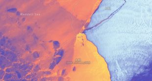 کوه یخ غول‌پیکر 380 کیلومترمربعی از جنوبگان جدا شد