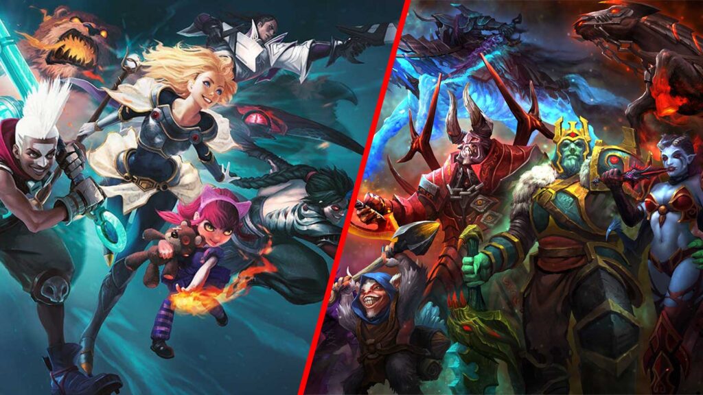 Dota 2 و League of Legends شباهت‌ها و تفاوت‌ها دلچسب