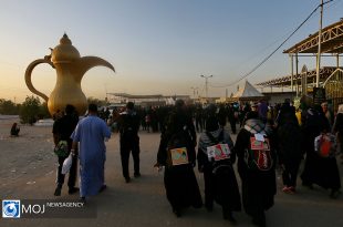 ساخت استراحتگاه های موقت برای زائران اربعین در سامرا عملیاتی می‌شود