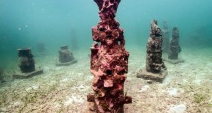 ساخت یک گالری از مجسمه در دریای کارائیب برای حمایت از مرجان‌ها