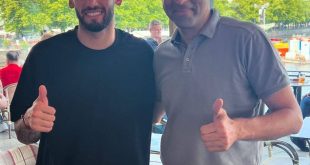 عکس | ملاقات مهاجم ایرانی بایرن مونیخ با ستاره یورو ۲۰۲۴