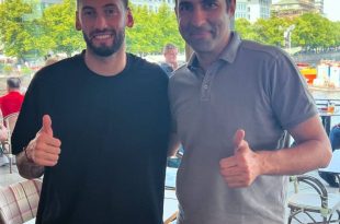 عکس | ملاقات مهاجم ایرانی بایرن مونیخ با ستاره یورو ۲۰۲۴