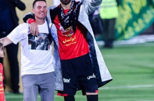 عکس‌| پیام خد احافظی علیرضا بیرانوند برای اوسمار ویرا