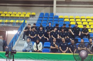 حضور تیم ملی بسکتبال جوانان در محل اخد رای شعبه جامعه ورزش و جوانان