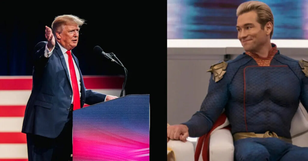 سریال The Boys و تمسخر ترامپ با ابرقهرمانان_دلچسب 28 فصل جدید سریال The Boys در استهزای ابرقهرمانان عالی عمل میکند