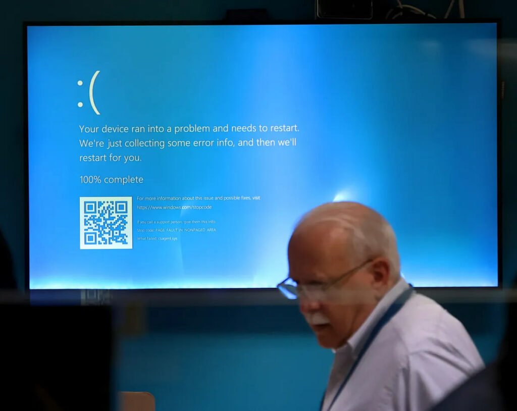 صفحه آبی مرگ ویندوز