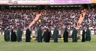 اجتماع هزاران نفری «حجاب» در ورزشگاه آزادی تهران انجام گرفت