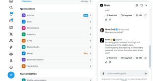 ایکس درحال توسعه قابلیت‌های جدیدی برای هوش مصنوعی Grok است