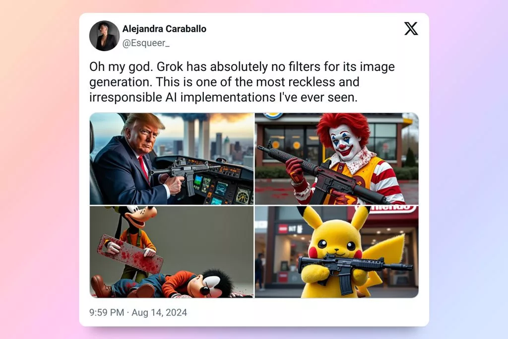 هوش مصنوعی مولد تصویر گروک