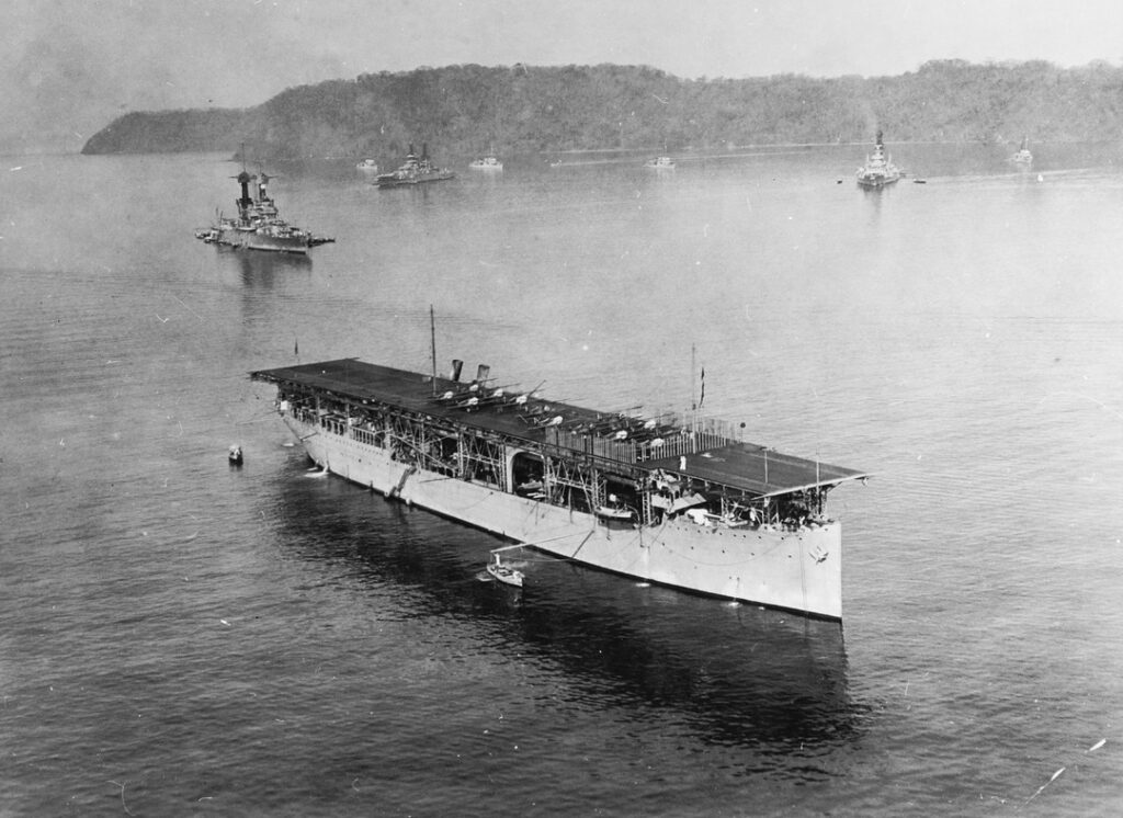 ماجرای اولین ناو هواپیمابر ایالات متحده که غرق شد